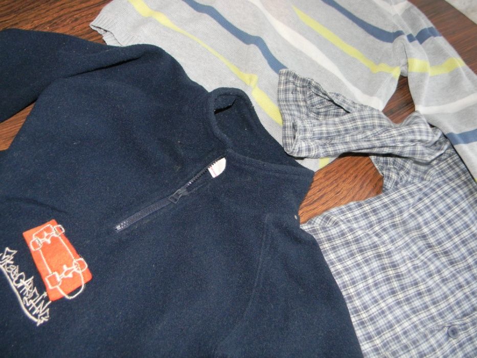 Spodnie narciarskie Adidas 92 -98 polar koszula 17szt