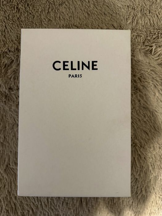 Лоферы черные лаковые Celine