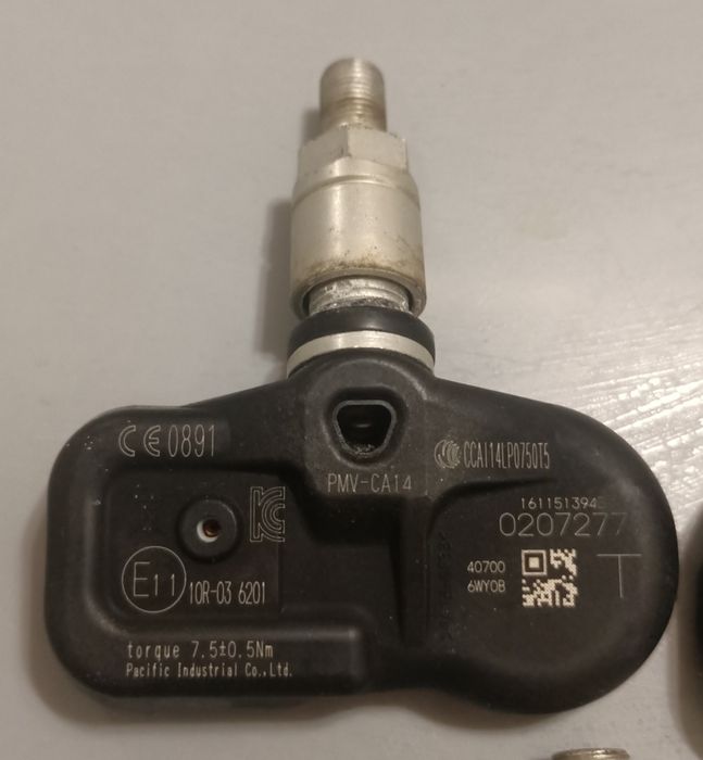 Датчики тиску у шинах