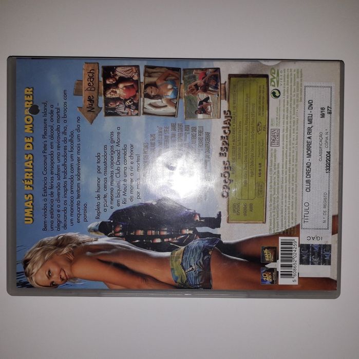 Dvd club dread morrer a rir, meu