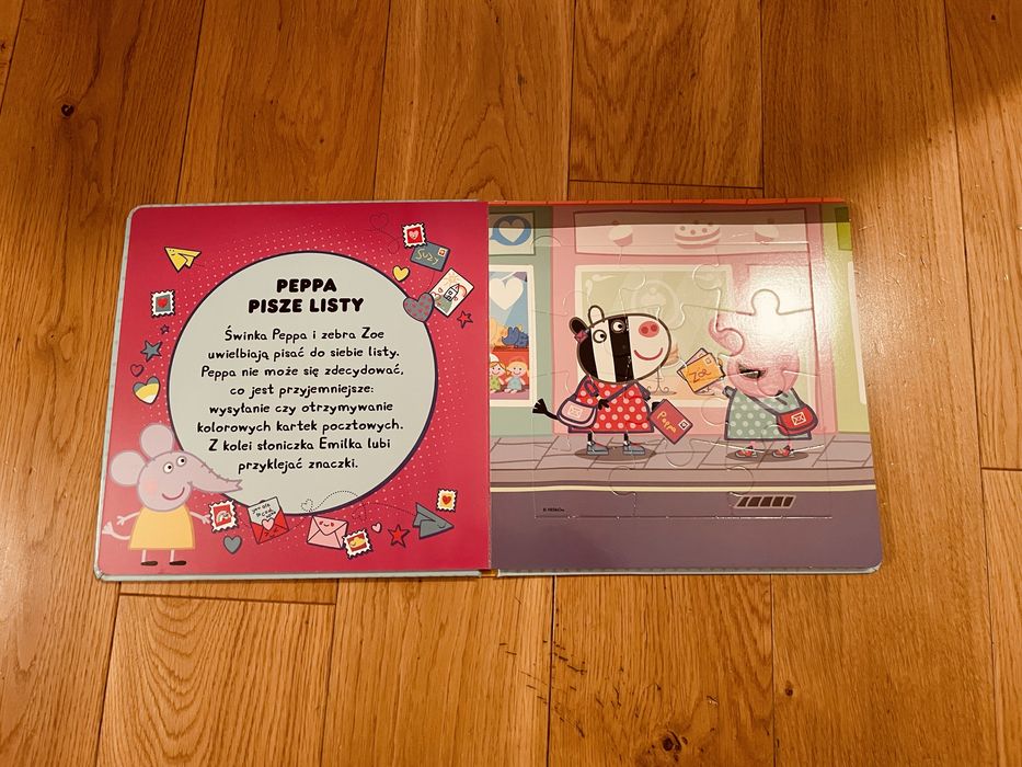 książka z puzzlami / Świnka Peppa / 3+
