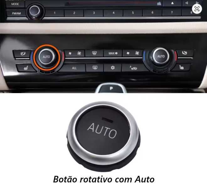 Botão teclas climatronic AC Ventilação Bmw F10 F11 F07 F06 F12 F01 F02 F15 F16 NOVO