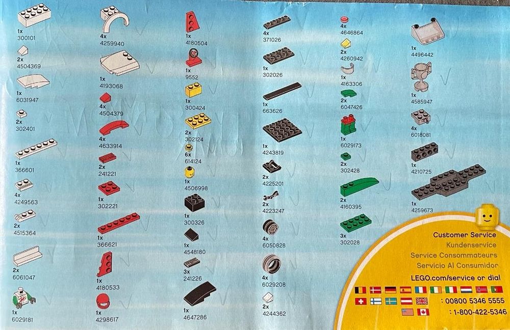 Klocki Lego samochód wyścigowy 60053