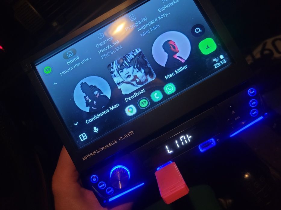 Radio Samochodowe ANDROID 7cali Carpay Bluetooth Spotify Google Maps