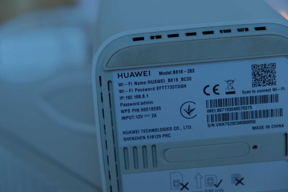 Router 4G LTE Huawei  Prime