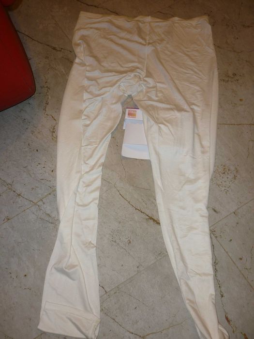 Uniqlo Heatech legginsy termoaktywne nowe krem