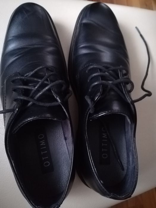 Buty pantofle czarne r 39