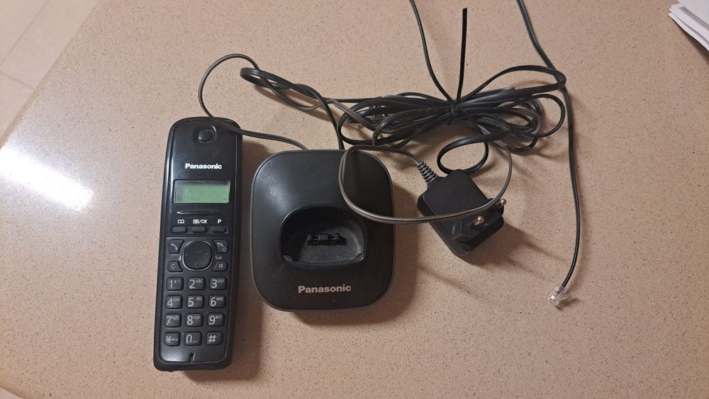 Base e carregador telefone portátil Panasonic