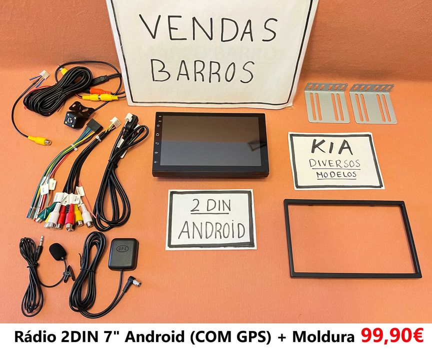 (NOVO) Rádio 2DIN • Kia SORENTO • (2002 até 2020) • Android [4+64GB]