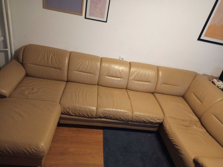 7 os skórzany narożnik