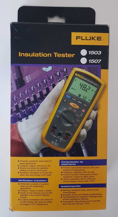Tester izolacji FLUKE 1503. Nowy.
