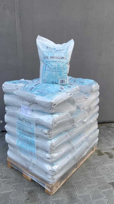 Sól drogowa workowana 25 kg i Big Bag 1000 kg i luzem