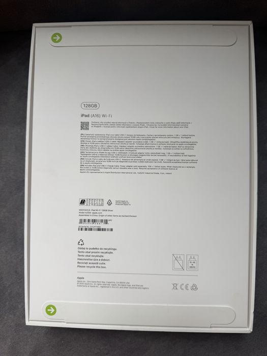 Ipad a16 128gb nowy zaplombowany