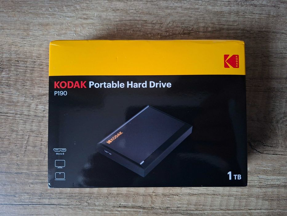 Kodak dysk przenośny 1 TB nowy nieużywany