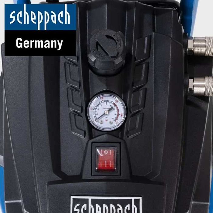 Компресор HC35V Scheppach - 1500W | 10 бар | безмасляний