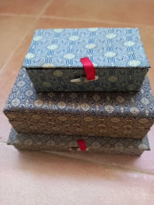 Chinese tea caddies/boxes, teacups, and teapots