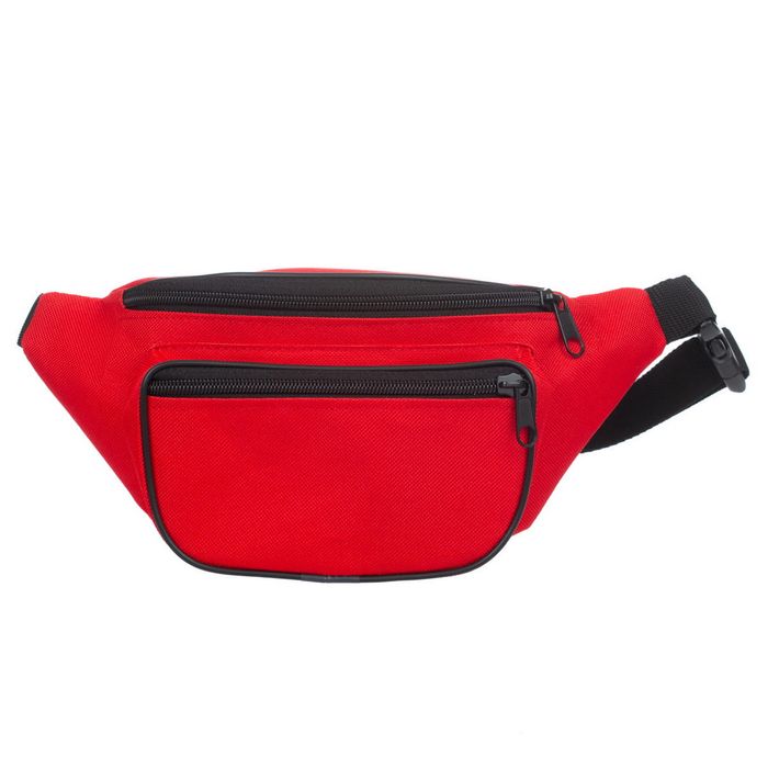 NERKA saszetka biodrówka solidna polska N001 czerwona