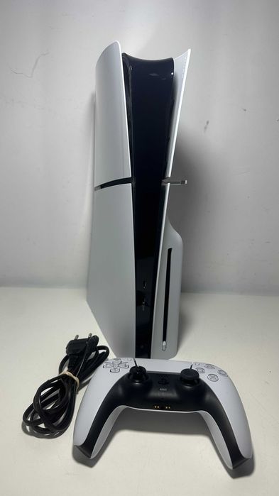 Konsola PS5 SLIM Z NAPĘDEM 1TB CFI-2016 | BIAŁY PAD + Okablowanie