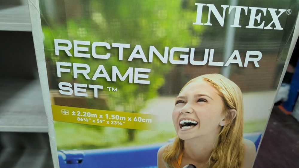 Каркасний басейн INTEX 2,2*1,5*0,6