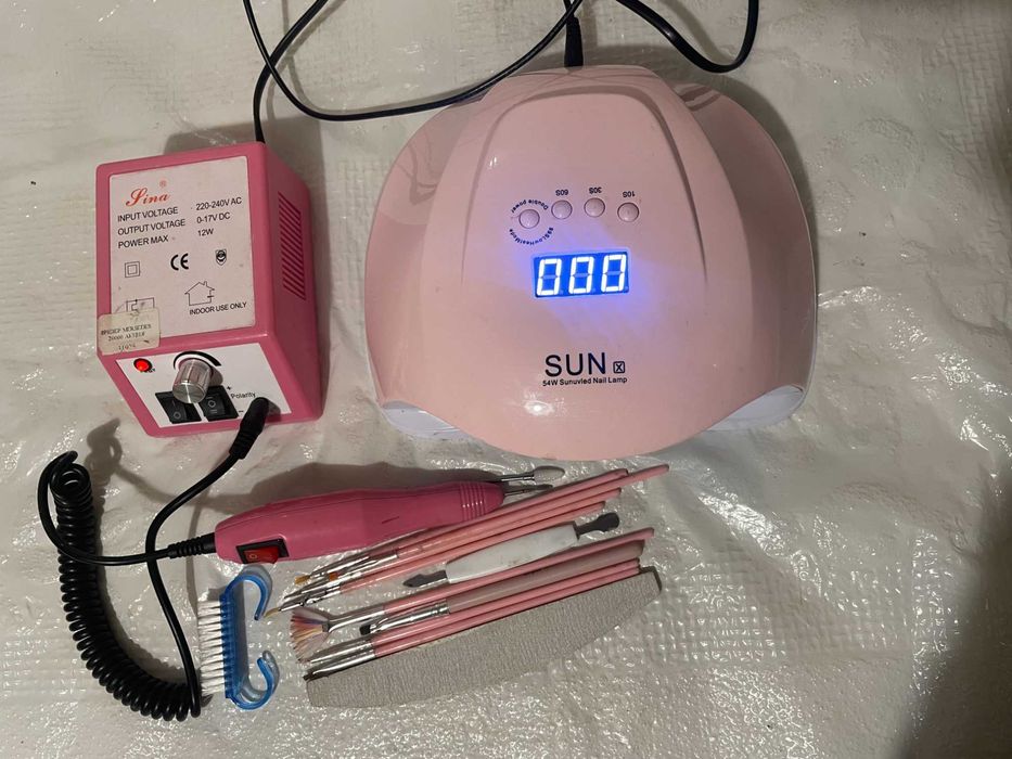Фрезер, лампа для маникюра педикюра Lina Mercedes 2000 12W SUN X 54 w