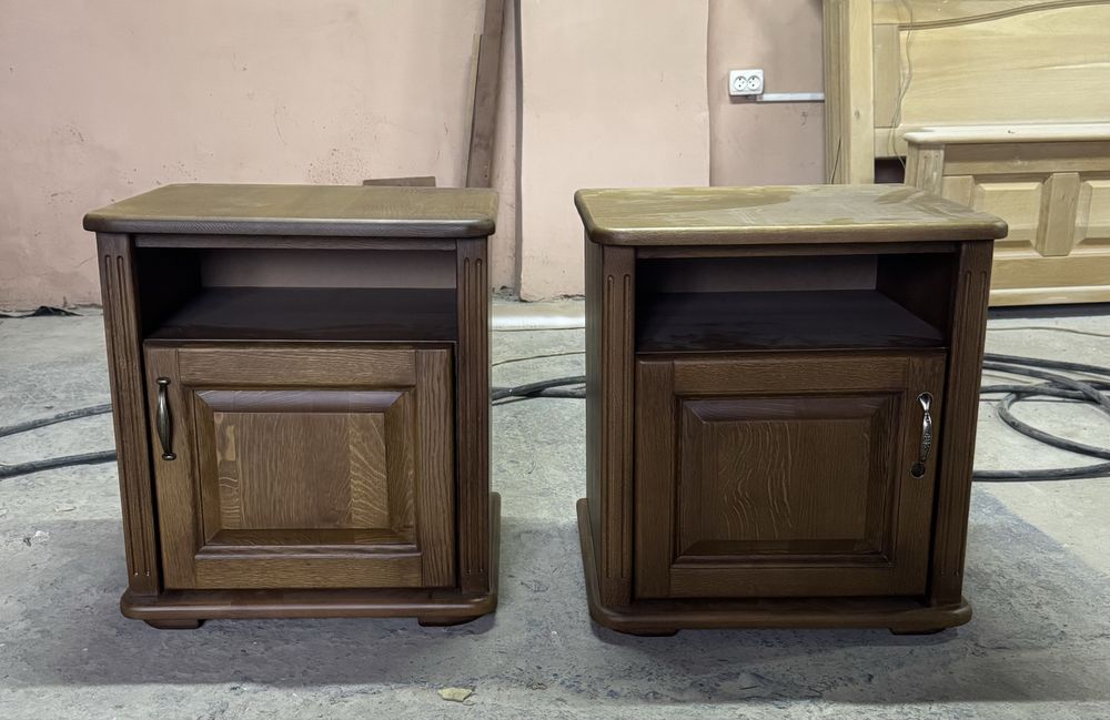 Ліжка тумби з натурльного Бука. Дуба.