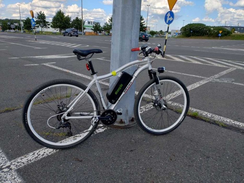 Rower elektryczny 48V rama alu, amortyzator