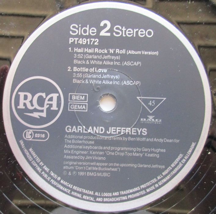 Garland Jeffreys — Hail Hail Rock — Maxi Single64285983496449123