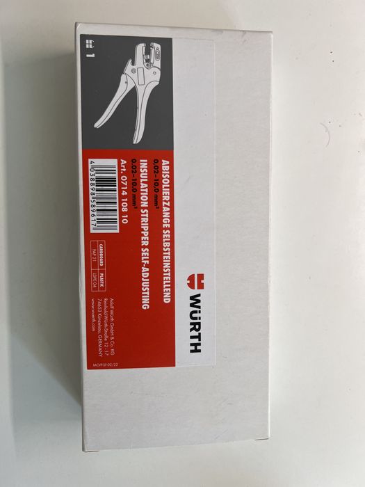 Würth 0714 108 10 – nowe profesjonalne szczypce