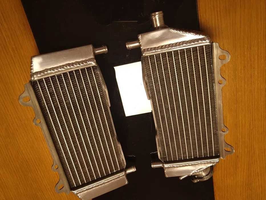 Radiadores Kawasaki KX250 e KX125 e 2003 a 2008 - Aluminio Performance