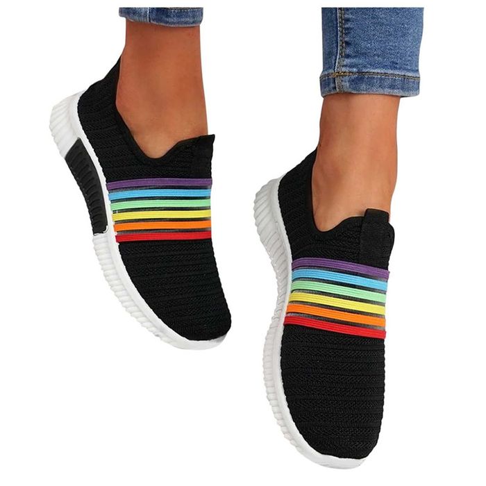 sapatos de caminhada leve respirável tênis senhora
