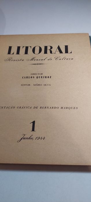 Litoral, Revista Mensal de Cultura | Número 1