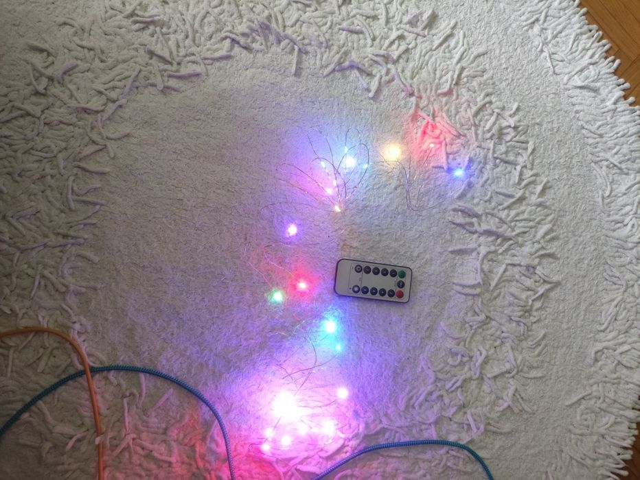 Solarne lampki nowe USB