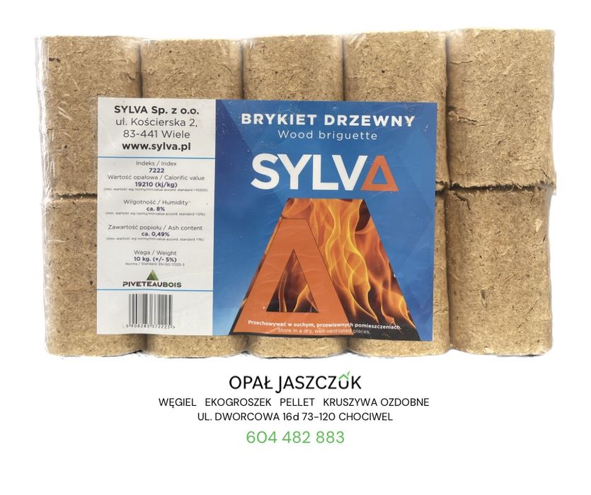 Brykiet drzewny Sylva