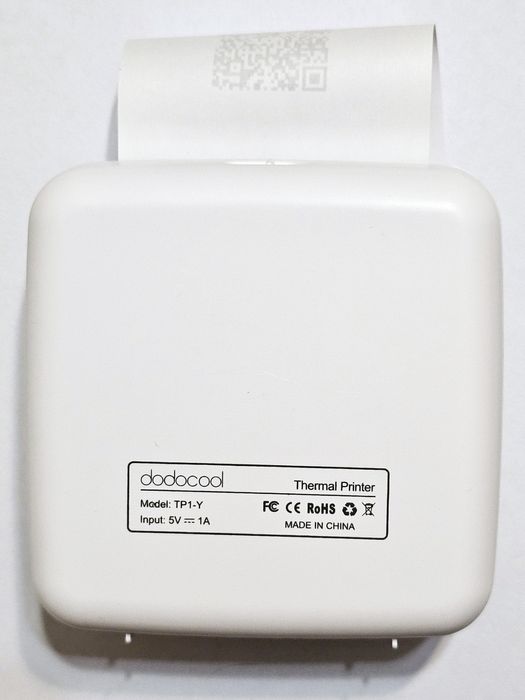 Термопринтер портативний DODOCOOL TP1-Y