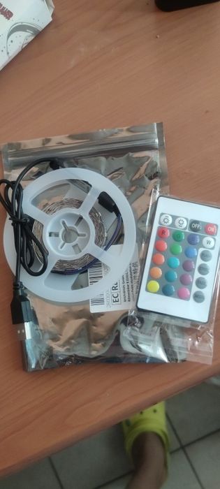 Luz Fita LED com comando (Nova) Usb