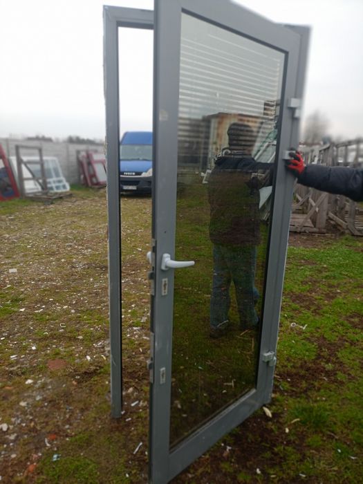 Drzwi aluminiowe używane z Niemiec super stan dostawa gratis cały Kraj