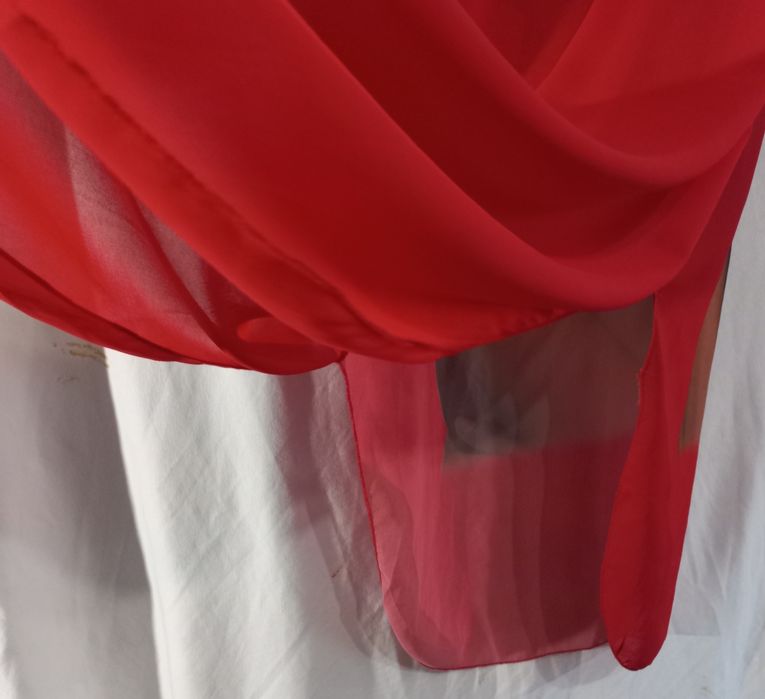 Vestido/Túnica vermelha angolana