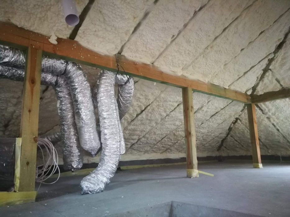 Ocieplanie Pianką PUR , Płyty KG, Docieplanie poddaszy ,Izolacje