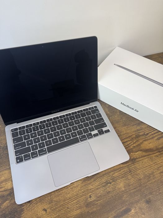 Apple MacBook Air M1 | 8GB / 256GB SSD | Space Gray | Bateria 86% | Komplet BOX