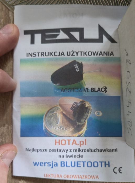 Mikrosłuchawka bluetooth TESLA