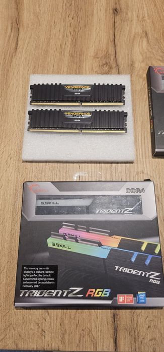 Memórias RAM ddr4 2x8gb – 3200/3600mhz – G.Skill, Corsair, Adata, TeamGroup