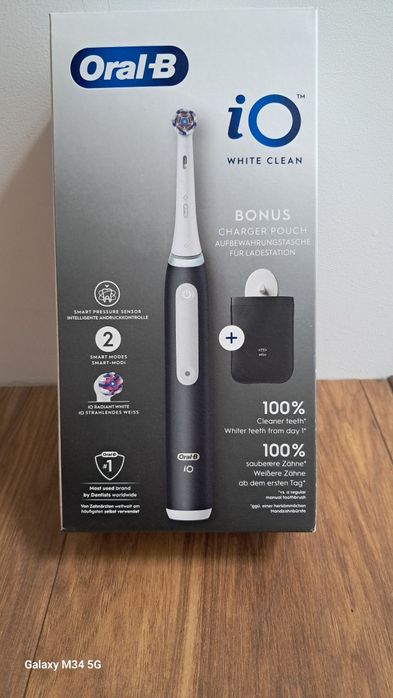 Szczoteczka Oral-B iO white clean nowa
