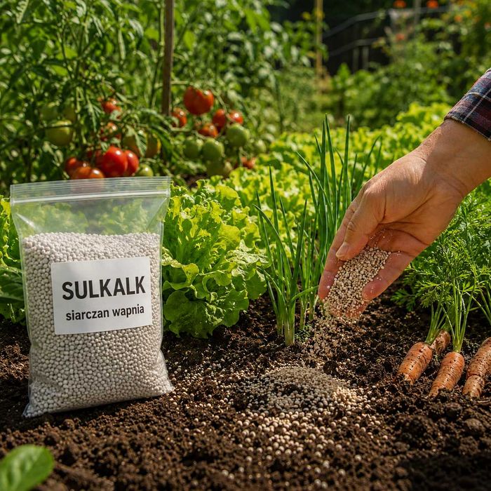Sulkalk worek 20kg, Siarczan Wapnia, wapno granulowane z siarką,