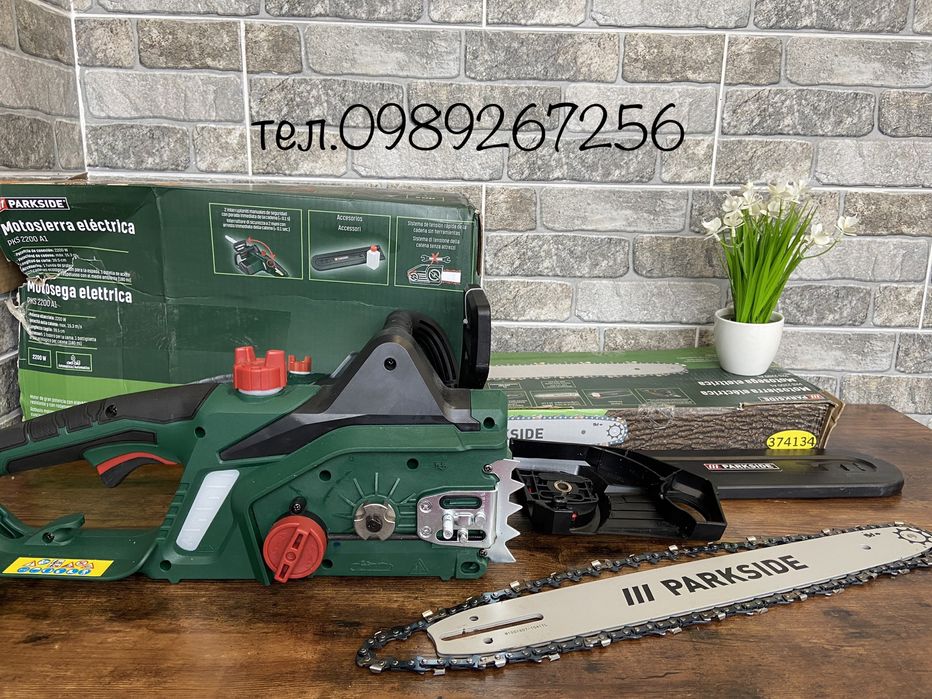 Ланцюгова електропила, пила цепная , Parkside PKS 2200 A1 з НІМЕЧЧИНИ