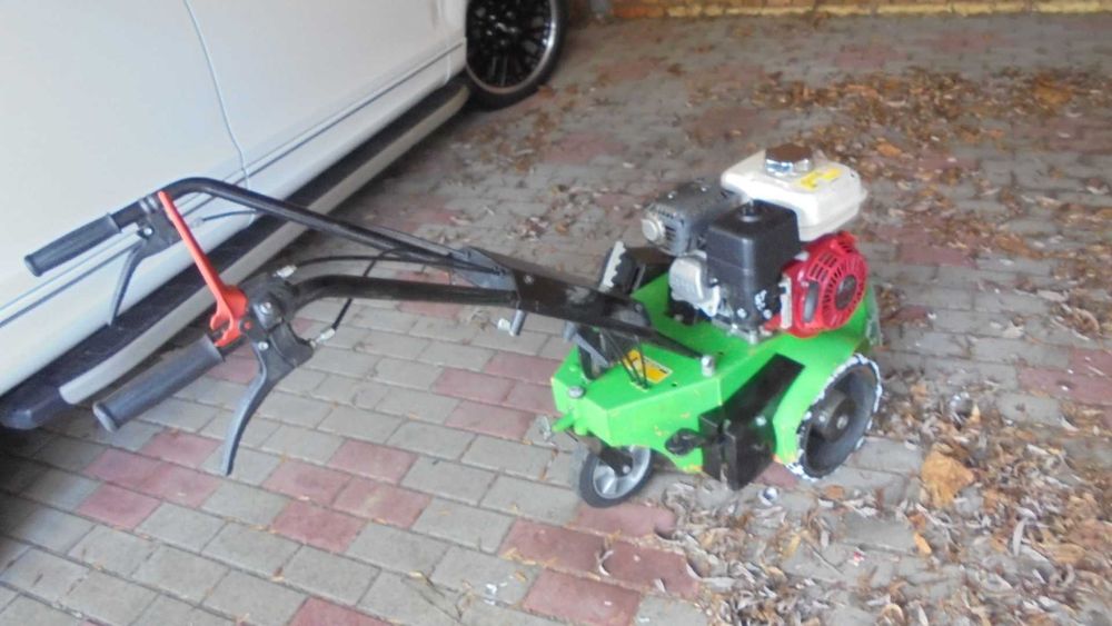 Krawędziarka do wycinania, układania kabla robotów,nawadniania elliet