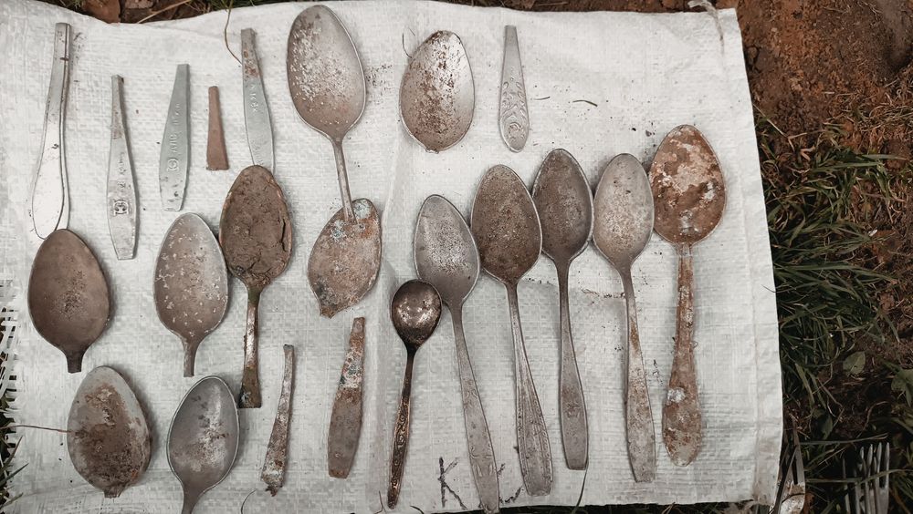 Ложки виделки старі