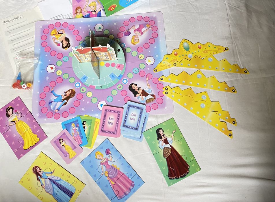 Gra planszowa Królewny, dla przyszłych księżniczek max 4 osoby