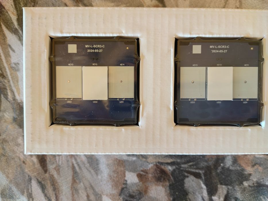 Interruptor de luz duplo Bseed Smart Zigbee