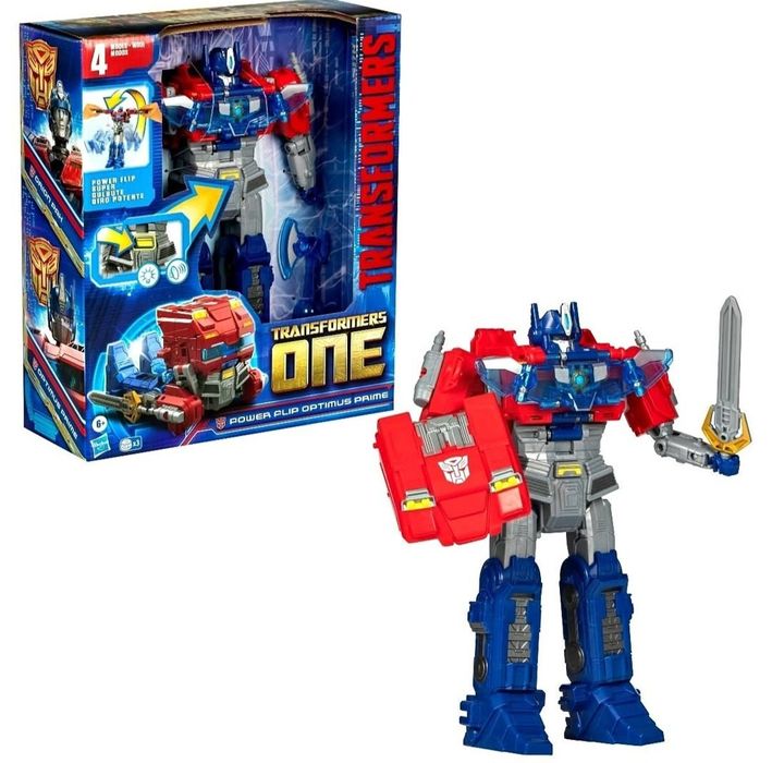 HASBRO Transformers One - Power Flip Optimus Prime (Orion Pax)