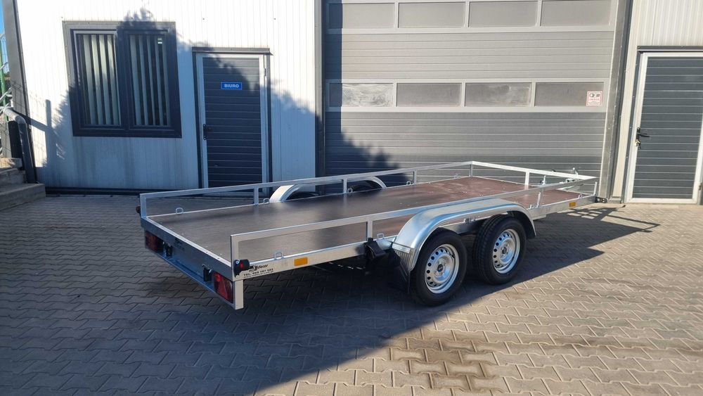 Przyczepka samochodowa na 2 Quady 400x156 750 kg Producent - TRANSPORT